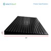 Electriduct 2.8" Non Slip Rubber Threshold Wheelchair Ramp for Accessibility