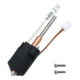 K1C Ceramic Heating Block Kit, Integrated Sprinkler Head Kit Quick Swap Nozzle 60W Faster Heating 300°C High Temperature Resistant High Flow Hotend Kit for K1C