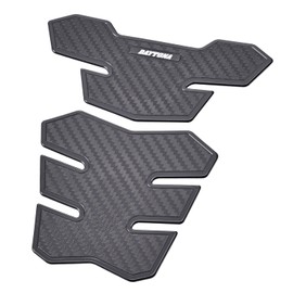 Daytona 98317 Motorcycle Anti-Scratch Seal Tank Pad Soft Emblem 2 Pieces (6.1 x 5.4 inches (155 x 138 mm) Carbon Look