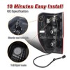 Tail Lights Includes Light Bulb and Harness Compatible with 2019