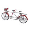 Tandem Mini Bicycle Model High Simulation Exquisite Details Alloy Bike