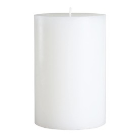 Mister Candle - 4" x 6" White Citronella Scented Candle Hand Made