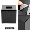 QWORK® Modern Acrylic Tissue Box Cover 14 * 14 *