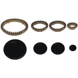 KITCHEN SERIES Burner ARISTON - INDESIT GAS PLATES IN BRASS RINGS + 4 PIECES by ARISTON INDESIT