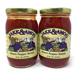 Jake & Amos Sweet Pepper Relish / 2 - 16 Oz. Jars