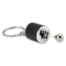 Ancnoz Gear Shifter Keychain Gifts for Drivers Racer Bus Truck Driver Chauffeurs Mini Car Parts Accessories Gifts for Car Lovers Metal Manual 6 Speed Gearbox Transmission Key Chain for Men Car Keys
