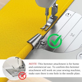 Rolled Hem Presser Foot, Sewing Rolled Hemmer Foot, 8 Sizes Wide Rolled Hem Pressure Foot Sewing Machine Feet Hemming Machine Hand Sewing Machine Sewing Accessories