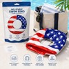 American Flag Inflatable Swim Ring for Adults – 48-Inch PVC