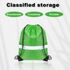 GoodtoU Drawstring Backpacks with Reflective Strip, Bulk Drawstring Bags String