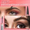 2in1 Augenbrauenstift mit Gel, Microblading pen & wasserfester brow pencil