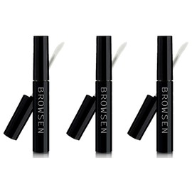 BROWSEN Eyebrow Serum, 2.2 fl oz (6 ml) x 3 Pieces, Men's Time-saving Eyebrow Care, Beautiful Eyebrows in Summer, Beauty Essence for Eyebrows that Make You Charming and Enchanting, No Need to Fix