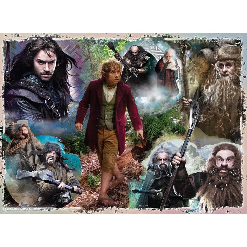 Ravensburger The Hobbit Bilbo and His Companions Puzzle (500 Pieces)
