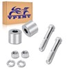 VPZMT 1'' Rise 1-1/4'' Handlebar Risers Extension for Harley Touring/Road