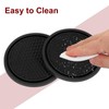 sourcing map 2pcs Car Cup Coasters Universal PVC Car Cup
