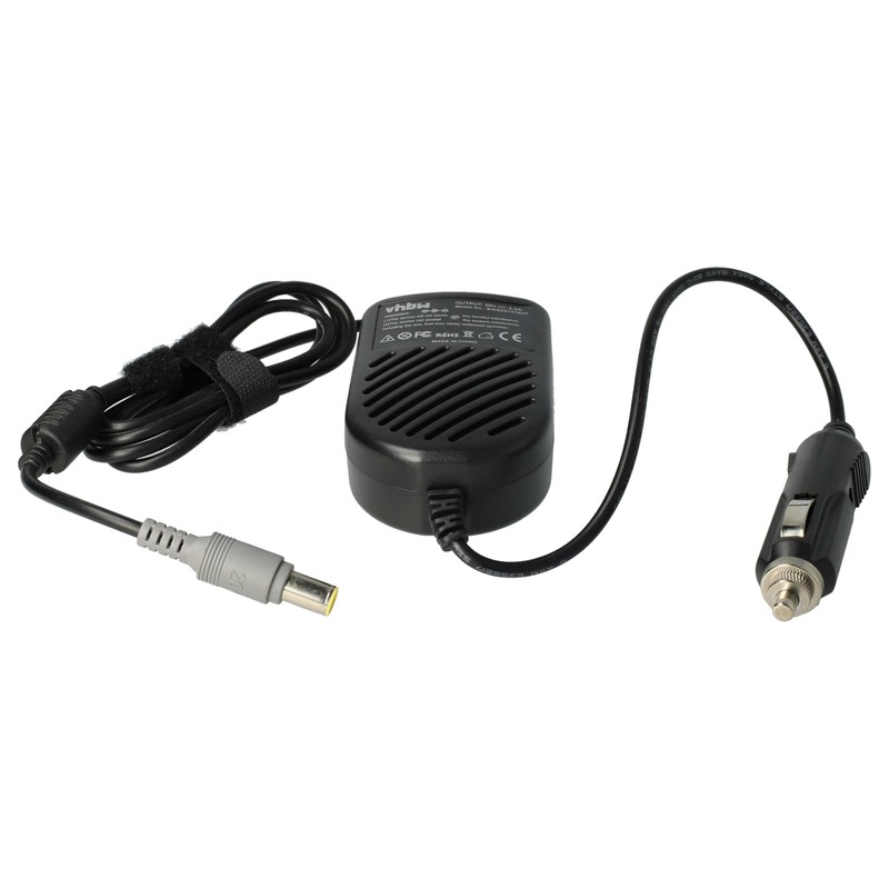 vhbw Car Charger Compatible with Lenovo ThinkPad W520, T62, X100E,