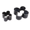 2 Pcs Flower Leather Cutting Die Alloy Steel Sharply 4