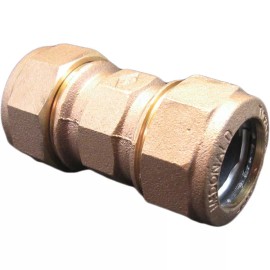AY McDonald HDPE 200 PSI 3/4 IPS x CTS Compression Coupling