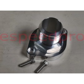 espeedpro21 Billet Aluminum Swivel Thermostat Housings Water Neck 180° 20AN LS Engine Clear