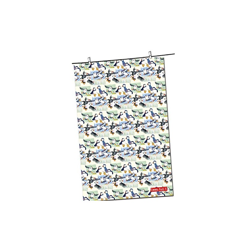 Emma Ball Birds Puffin Tea Towel