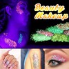 JEMESI Luminous Sequins, Yellow 100 g Opal Chunky Glitter, Glitter