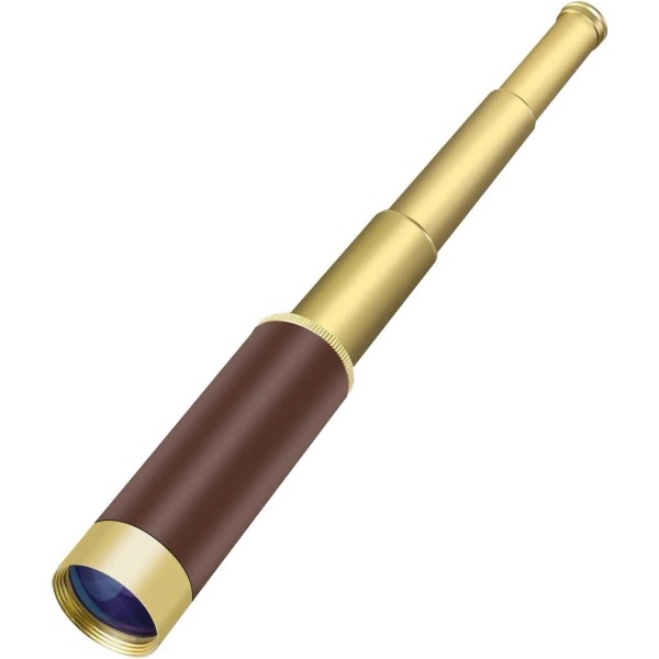 Unbranded Small but Mighty Pirate's Monocular Telescope with Easy-Grip Design