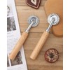 ZAMXHUG Toothed Pastry Wheel with Single Blade - 1 Piece