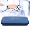 Portable Household Stethoscope Storage Box Organizer Case Storage Bag ContainerDark