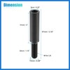 VekAuto 51mm 2" Car Shift Knob Extension Aluminum Alloy Gear