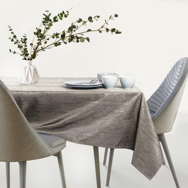 AmeliaHome Tablecloth, Lotus Effect, Water-resistant