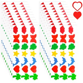 Tanning Sunbathing Stickers for Body 210 Pcs Tan Stickers Sun Tattoo Sticker for Tanning Self Adhesive 7 Styles Cute Tan Bed Sticker for Summer Suntan, Heart Lips Butterfly Dolphin Coconut Tree