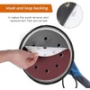 180mm Sanding Discs 40 Grit, 30Pcs Hook and Loop Sander