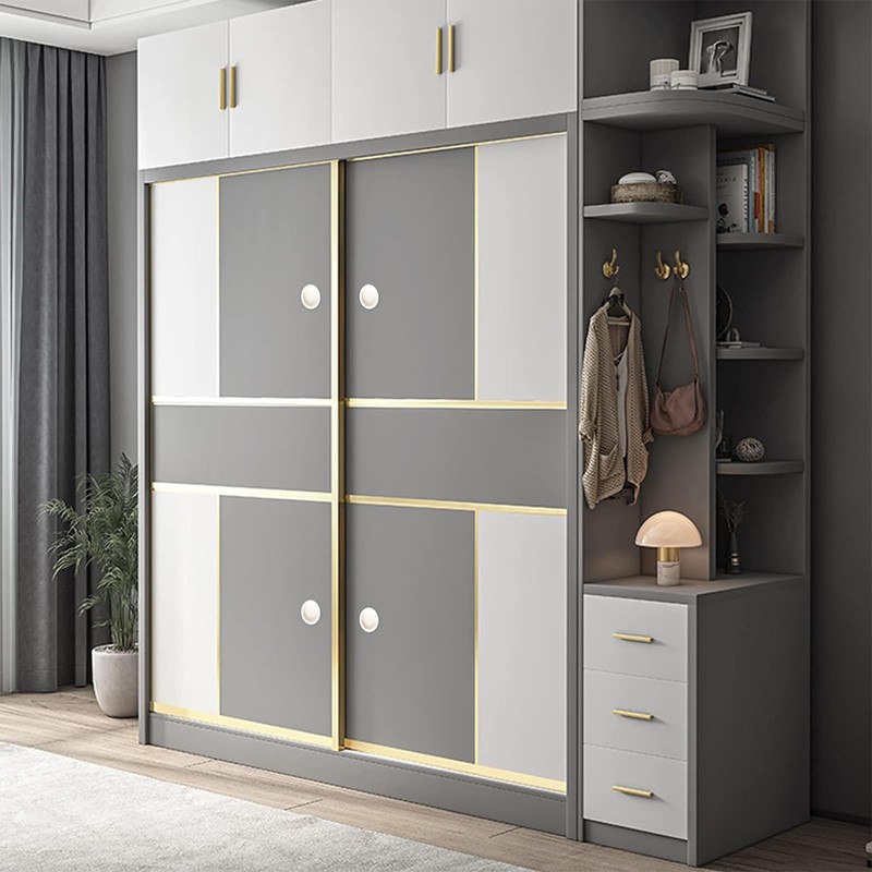 MOROBOR 8 Pack Closet Door Finger Pull, Plastic Round Sliding