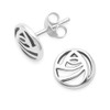 Heather Needham Sterling Silver Rennie Mackintosh Earrings - SIZE: 8mm.