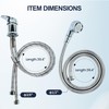 Salon Shampoo Sink Bowl Faucet and Sprayer Kit