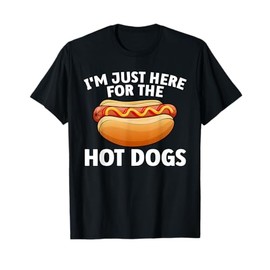 Funny Hotdog For Men Women Kids Food Hot Dog Lovers Foodie T-Shirt