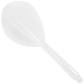 Condor Integrated Flight & Stem - Zero Stress - Teardrop- Long Clear - 1 Set (3)