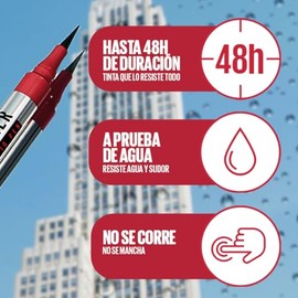 Maybelline Tattoo Liner Delineador de Ojos Larga Duración 48H Color Negro                                                                             