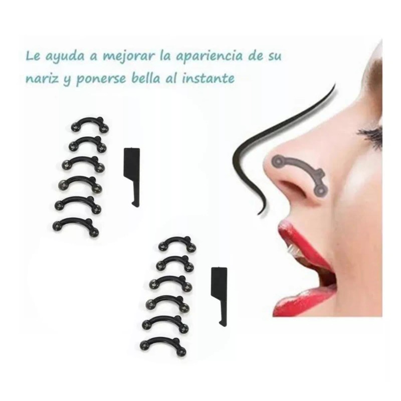 Vaduma Respingador Nasal Corrector De Nariz 6 Pares