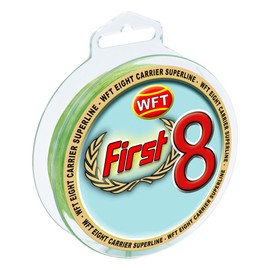 WFT First 8 KG Line 150 m 0.14 mm 14 kg Mint Green Braided Fishing Line Braided Line
