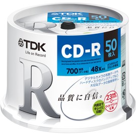 TDK Data CD-R MB 48 X Speed For howaitowaidopurintaburu 50 Sheets Spindle CD – r80pwdx50pe