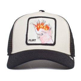 Goorin Bros. - Gorra de béisbol de Malla para Hombre, diseño de Camionero, Pájaro coqueto Blanco, One Size