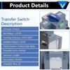 110V Generator Transfer Switch, Dual Power Automatic Generlink Transfer Switch,
