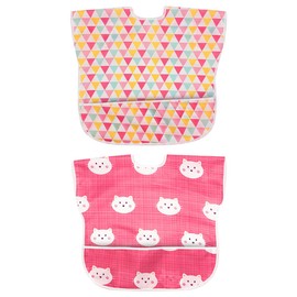 Little Dimsum Bib Baby Bib Sleeveless for Painting Bib Apron with Built-in Pocket for Babies / Toddlers