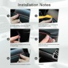 SDZ Chrome Console Door Dashboard Panel Stripe Trim Line Molding