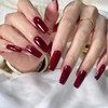Cherry Red Nail Polish, 12ml Quick Dry Nail Lacquer, Nail