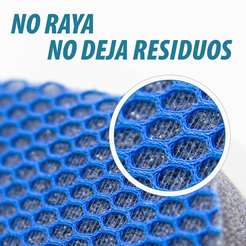 MAYA EVO Dish Sponge, Cleans Without Scratching, Leaves No Food