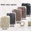 GOTDYA 5mm-300pcs Hair Extension Beads,Silicone Lined Micro Rings,I Tip MicroLink