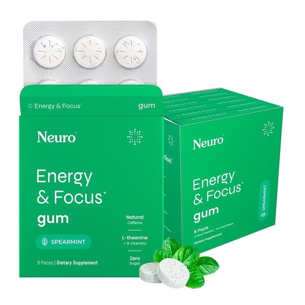 Neuro Energy Caffeine Nootropics for Energy & Focus - Sugar-Free