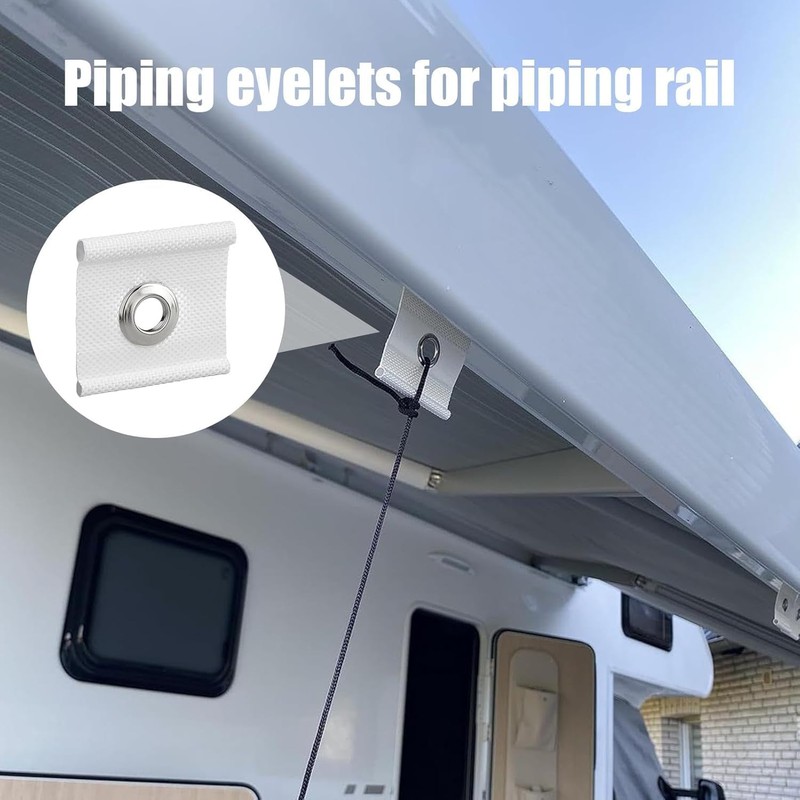 Gebrazy 8 x Piping Hook for Piping Rail, Piping Tape,