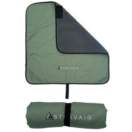 Waterproof Changing Mat for Outdoor Changing. Compact, Soft and Water Resistant Change Mat with Carry Strap for Water Sports and Outdoor Activities. 60CM x 60CM (Sage Green)